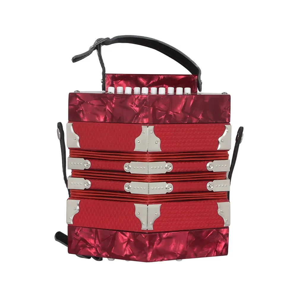 20-klávesová anglická concertina nebo carrying bag