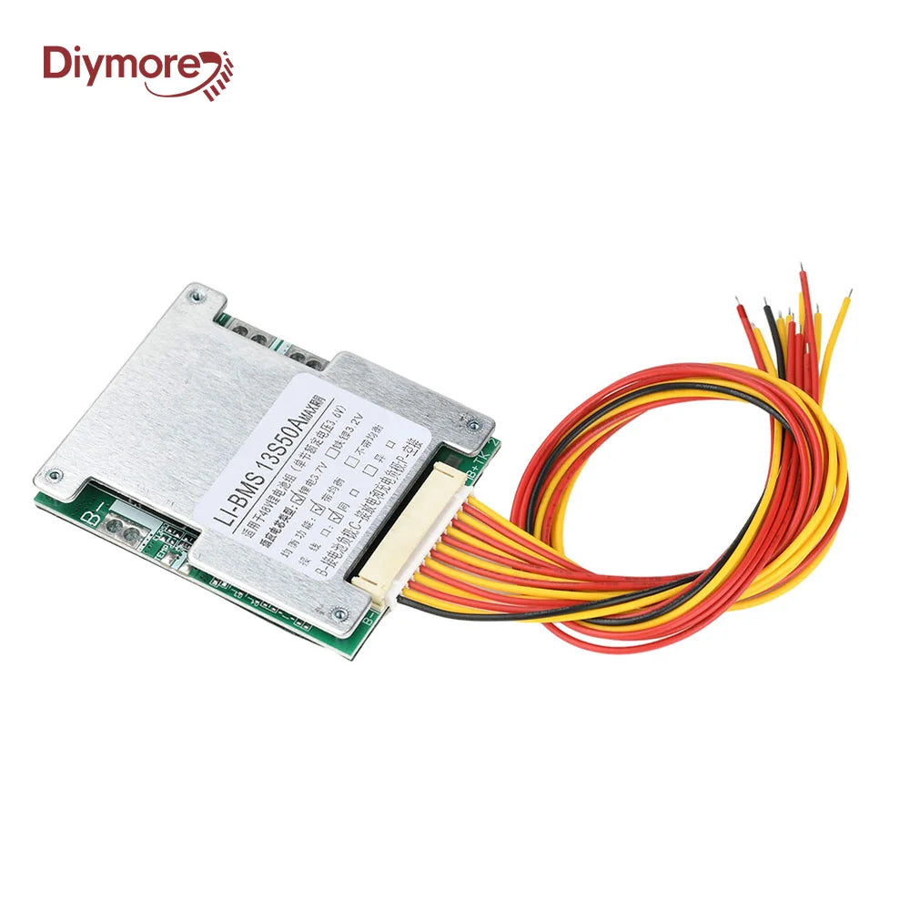 13S Lithium-Ion Battery Protection Board with Balance Lead
