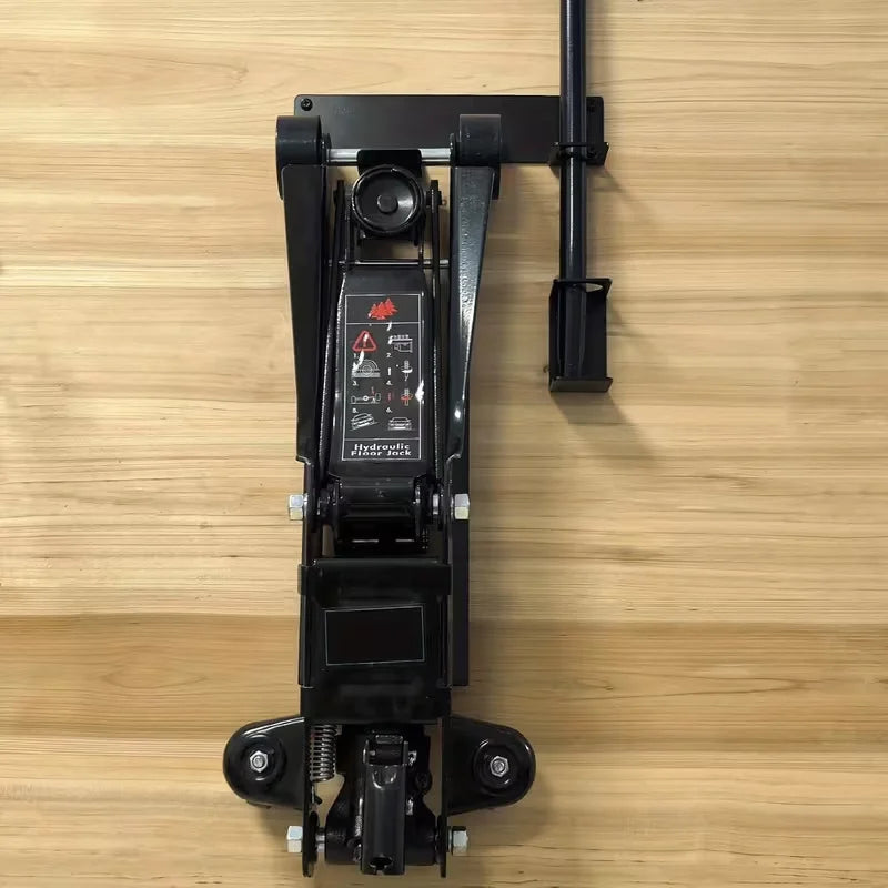 Wall-Mounted Trolley Jack Bracket in Iron