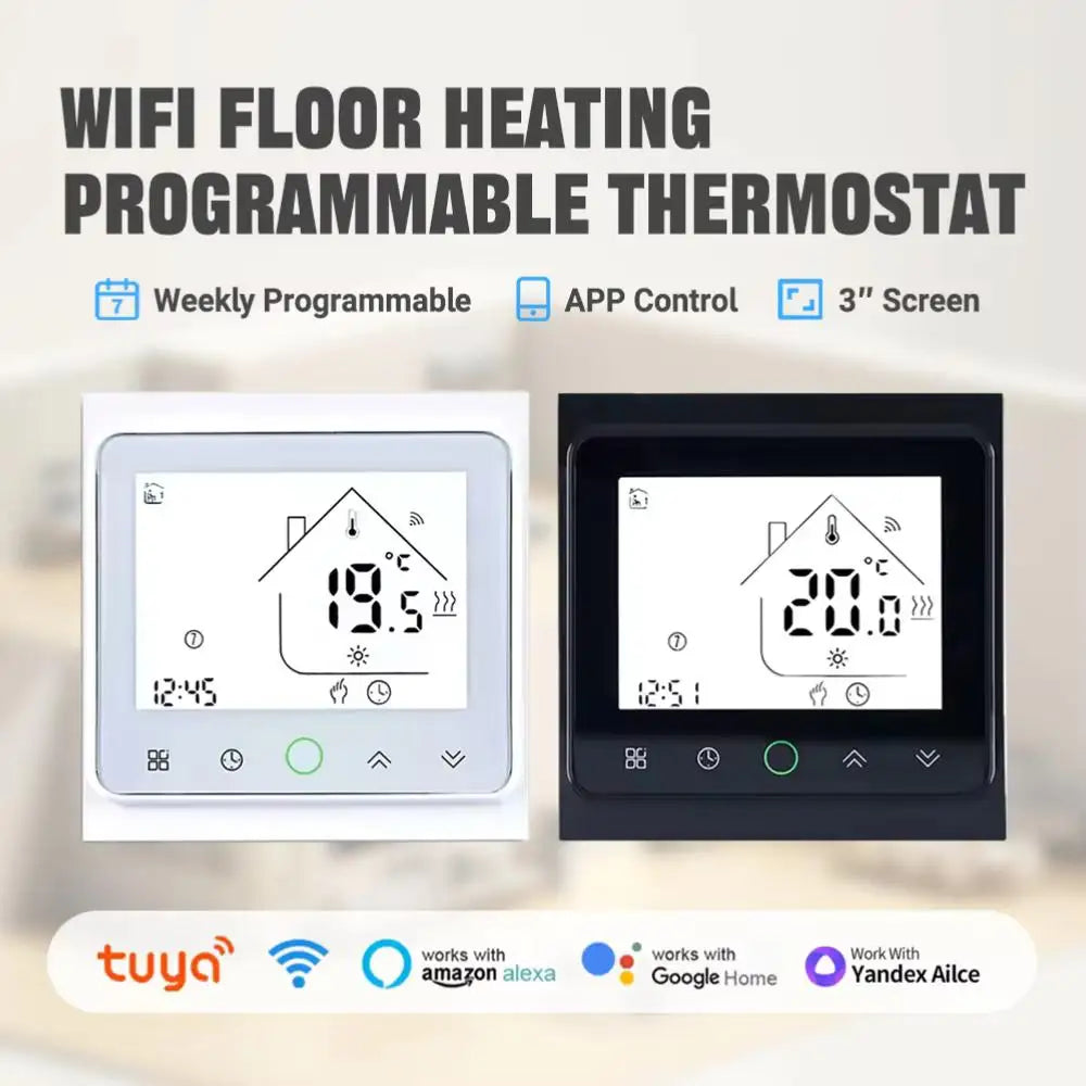 Wi-Fi-varmetermostat - valgmuligheder for system