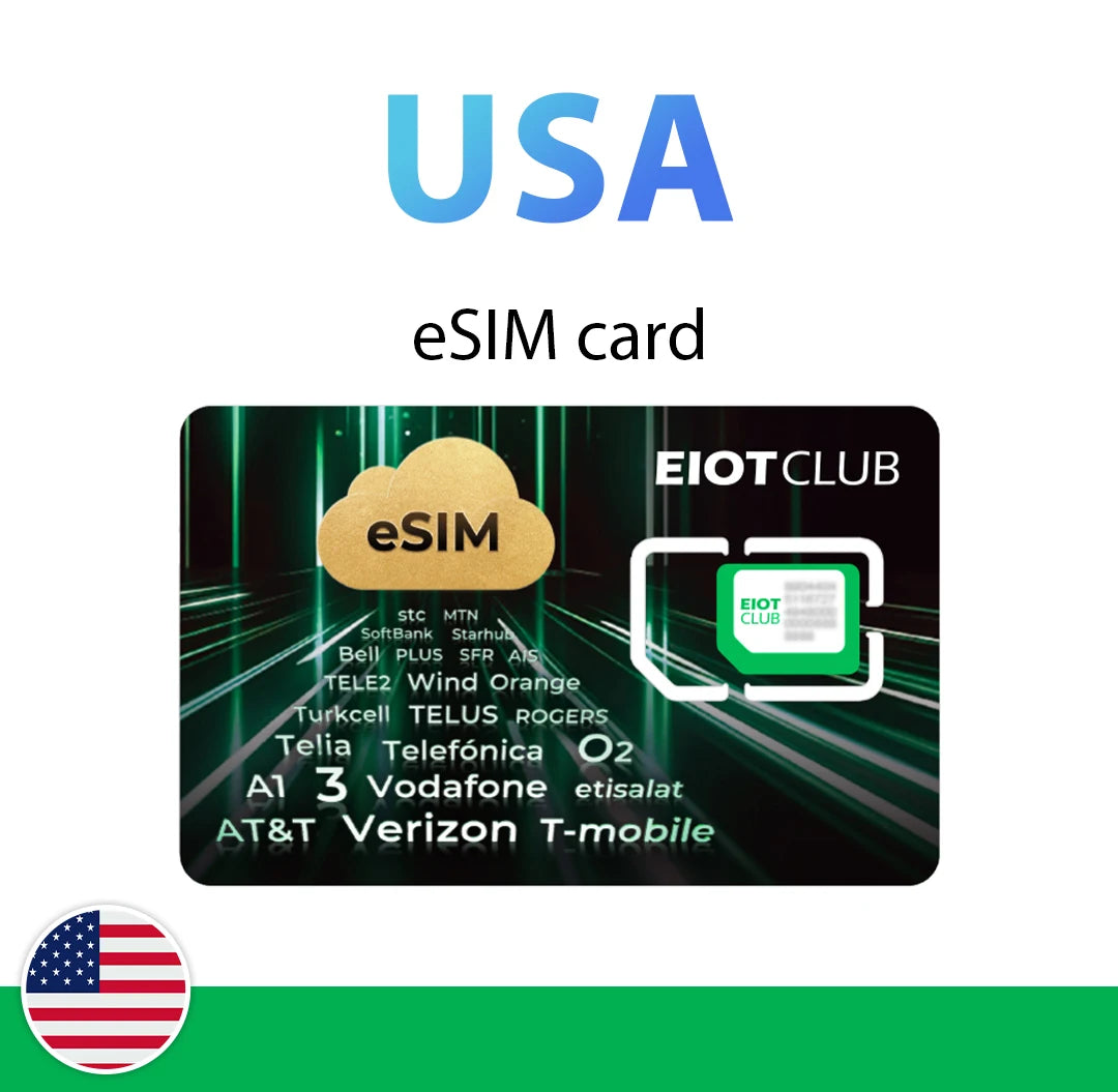 Physical eSIM Card for Android & iPhone with Unlimited Downloads