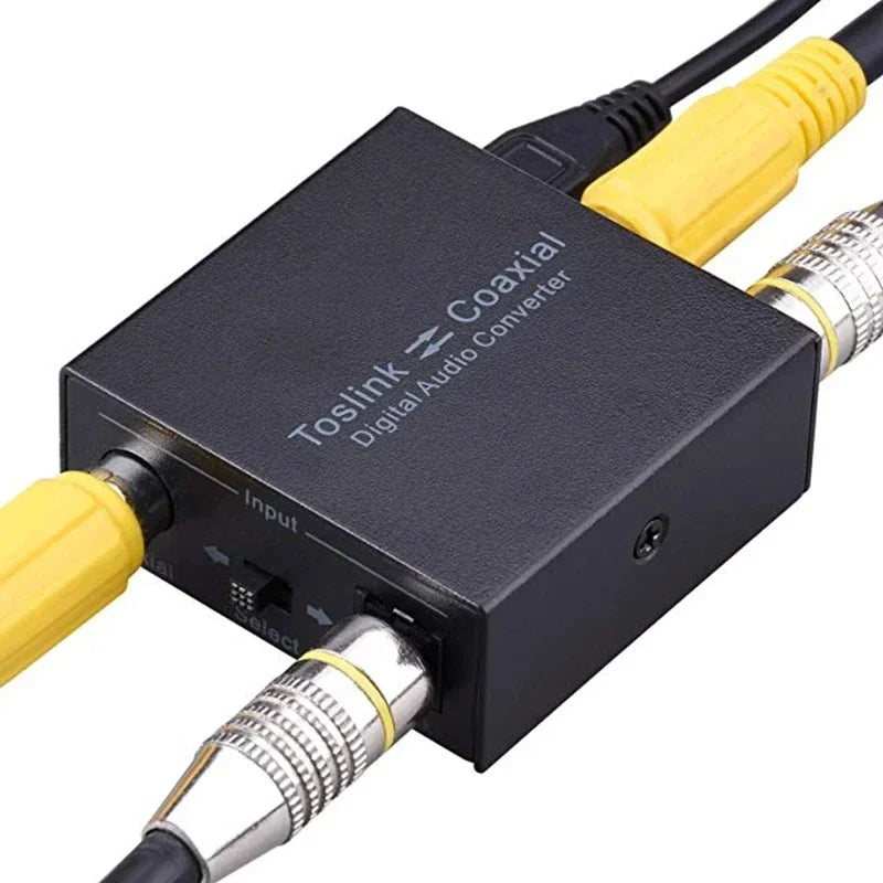 Convertidor de audio coaxial y óptico bidireccional