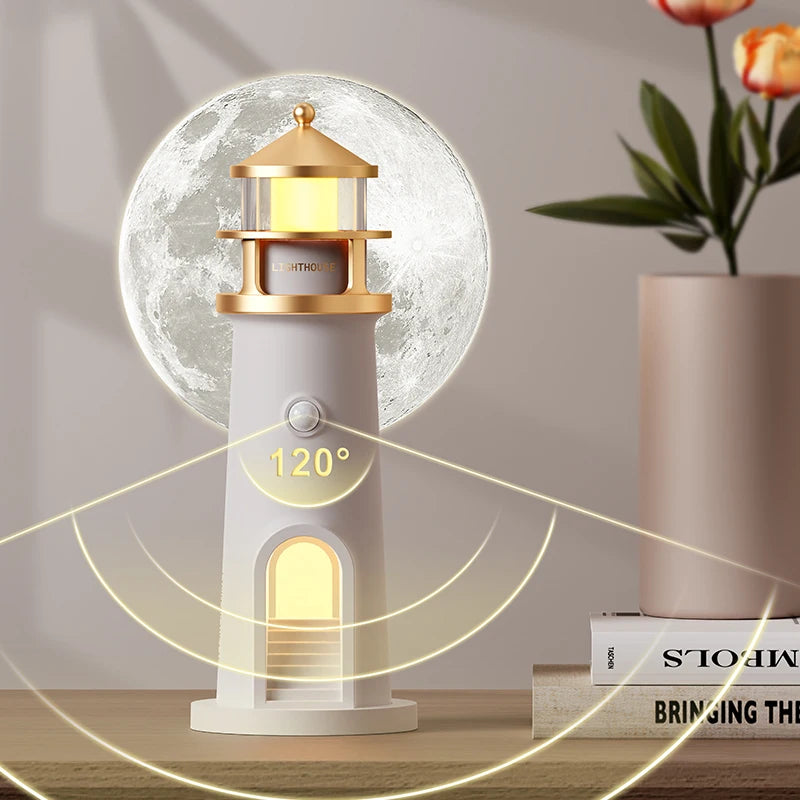 Moon Projection Night Light with Remote, Motion Sensor