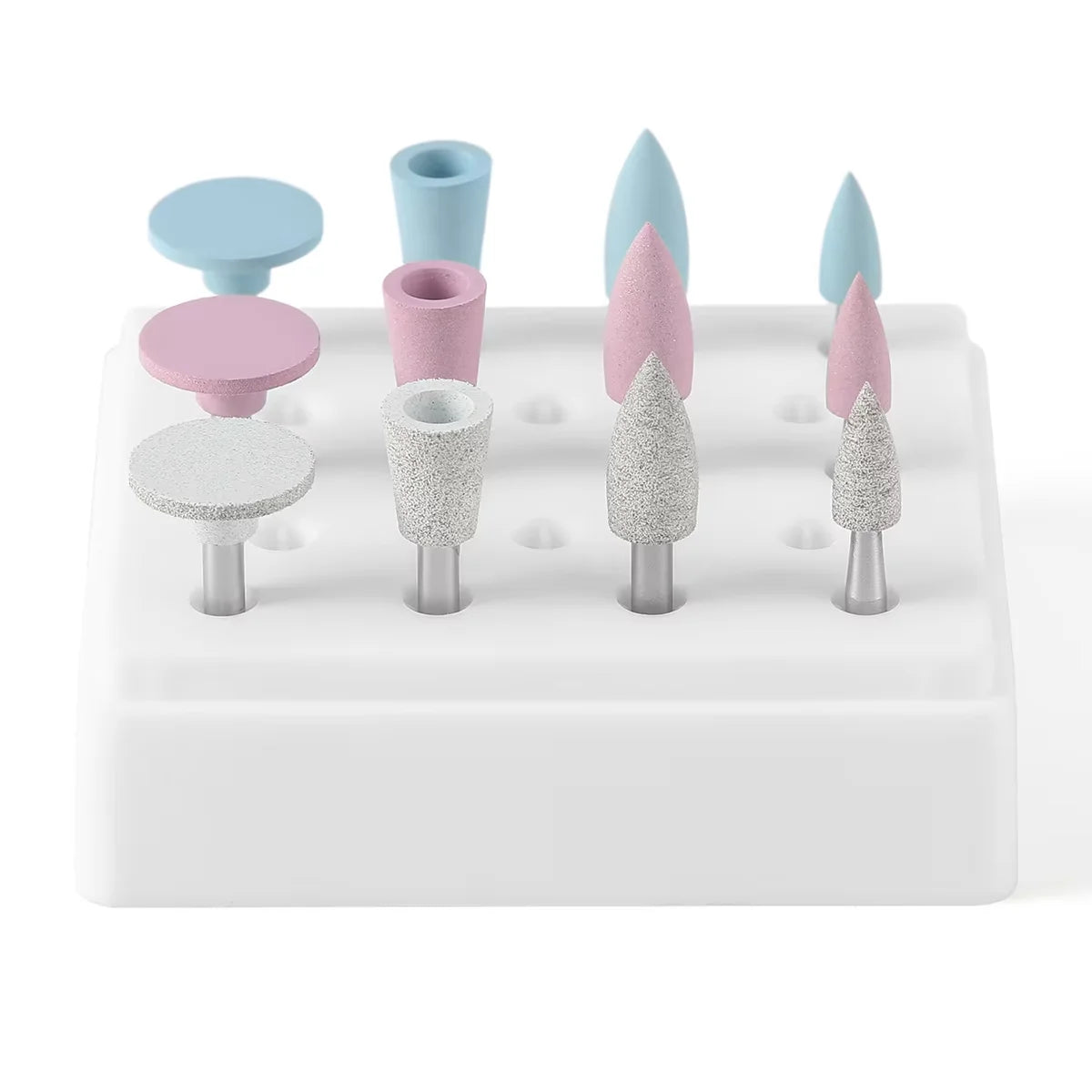 Silicone Polishing Kit for Low-Speed Handpieces, 12-Piece