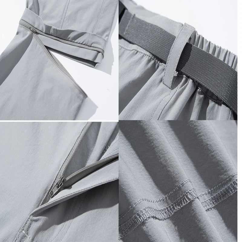 Pantalon de randonnée pour homme Fanuocetar amovible, sèche rapidement, camping, trekking, activités outdoor, pantalon stretch résistant aux rayures