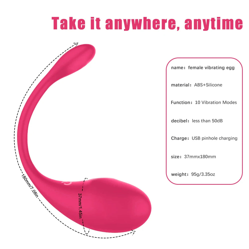 Vibratore senza fili del punto G di Bluetooth per le donne Dildo APP Controllo remoto Indossare uovo vibrante clitoride mutandine femminili giocattoli del sesso per adulti