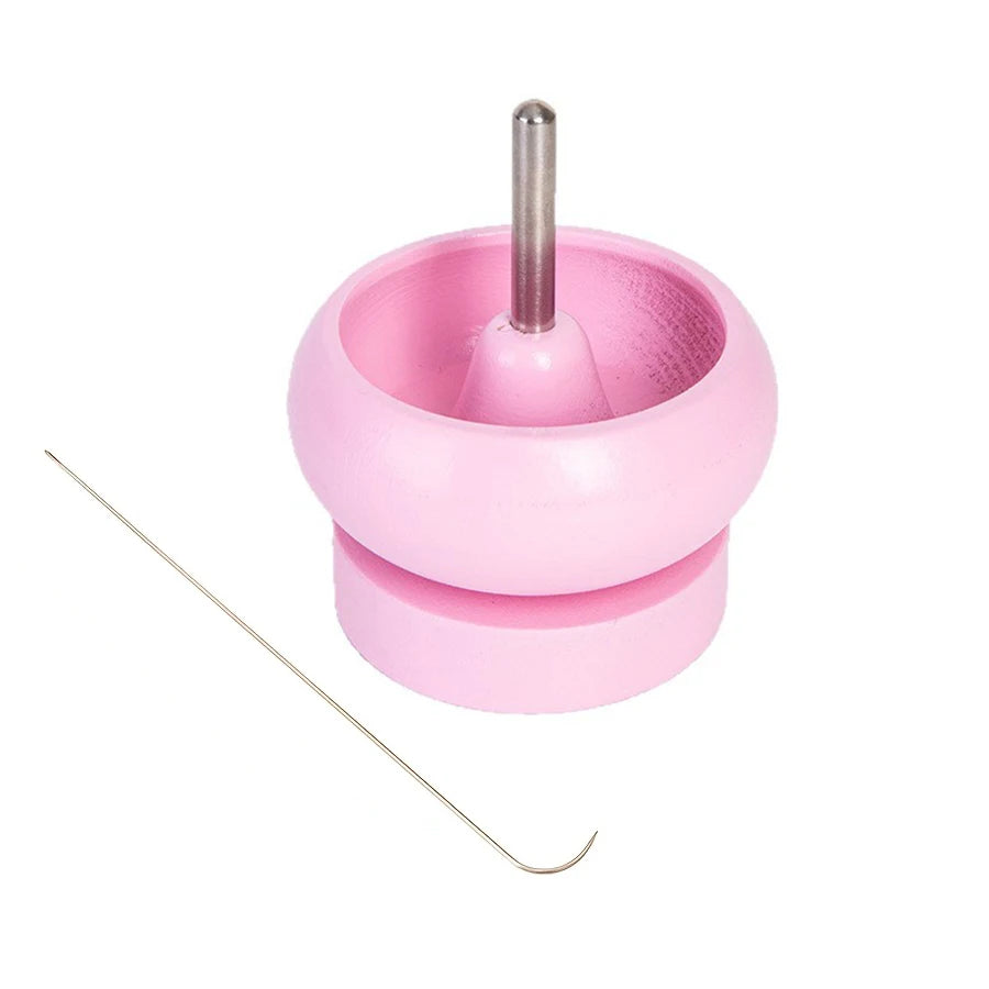 Spinner Manual de Contas com Agulha Curvada