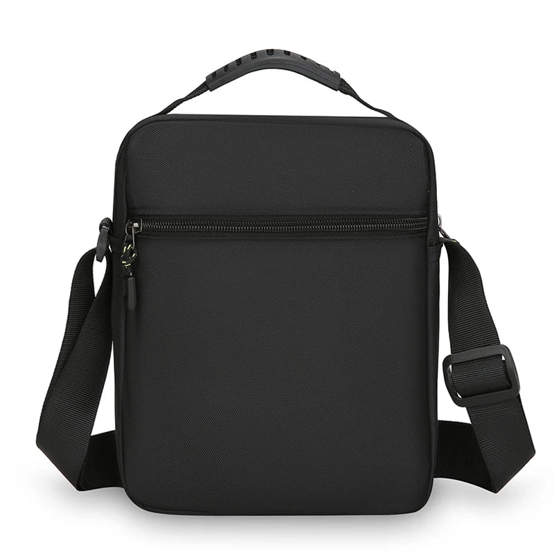 Borsa a tracolla in tessuto Oxford con tasche multiple