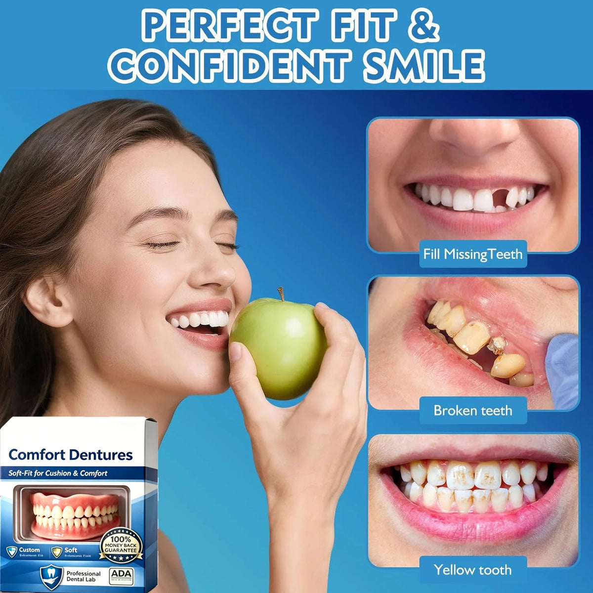 Accessoireset voor siliconengebit