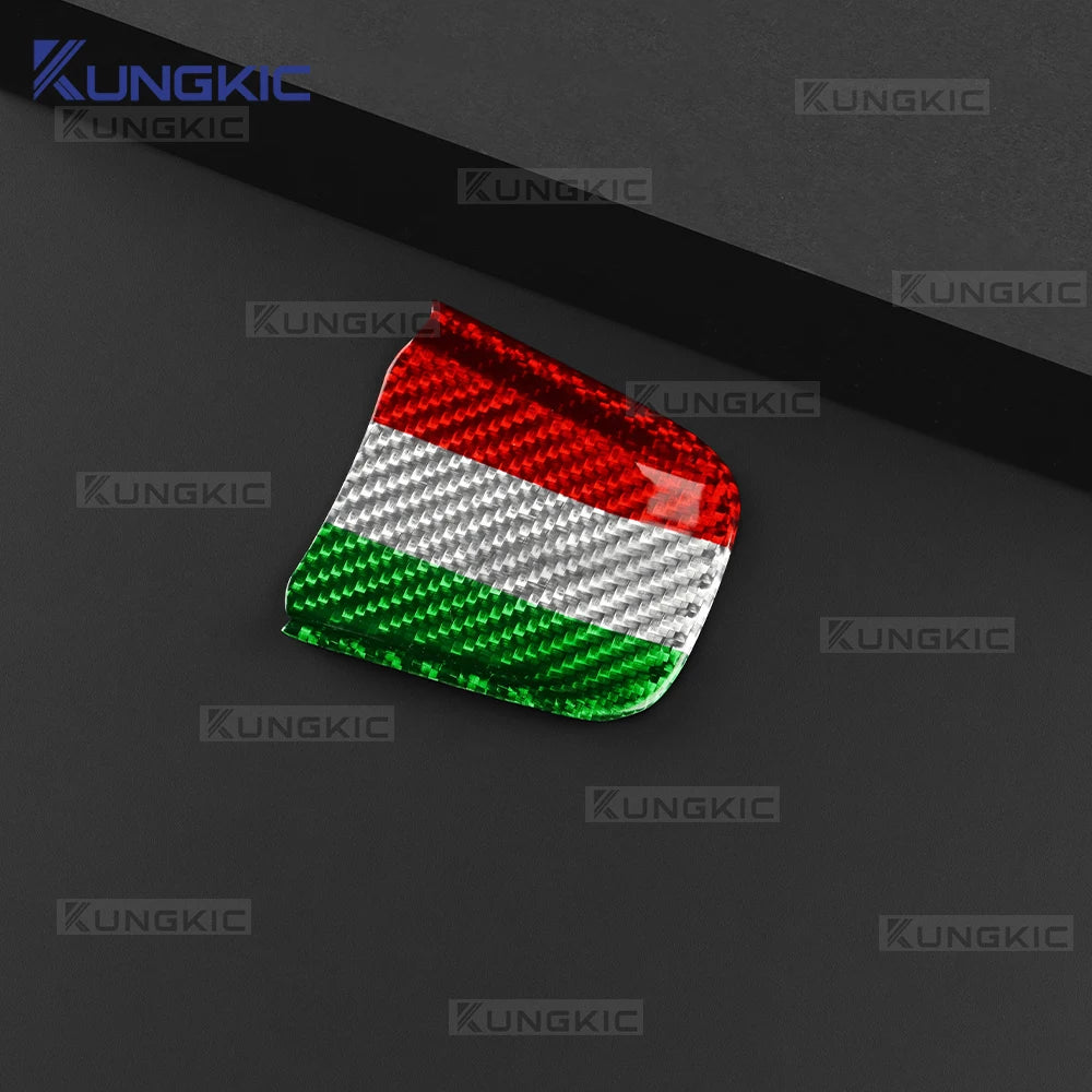 Real Hard Carbon Fiber Bottom Trim for Fiat 500 Abarth 595 2020-2023