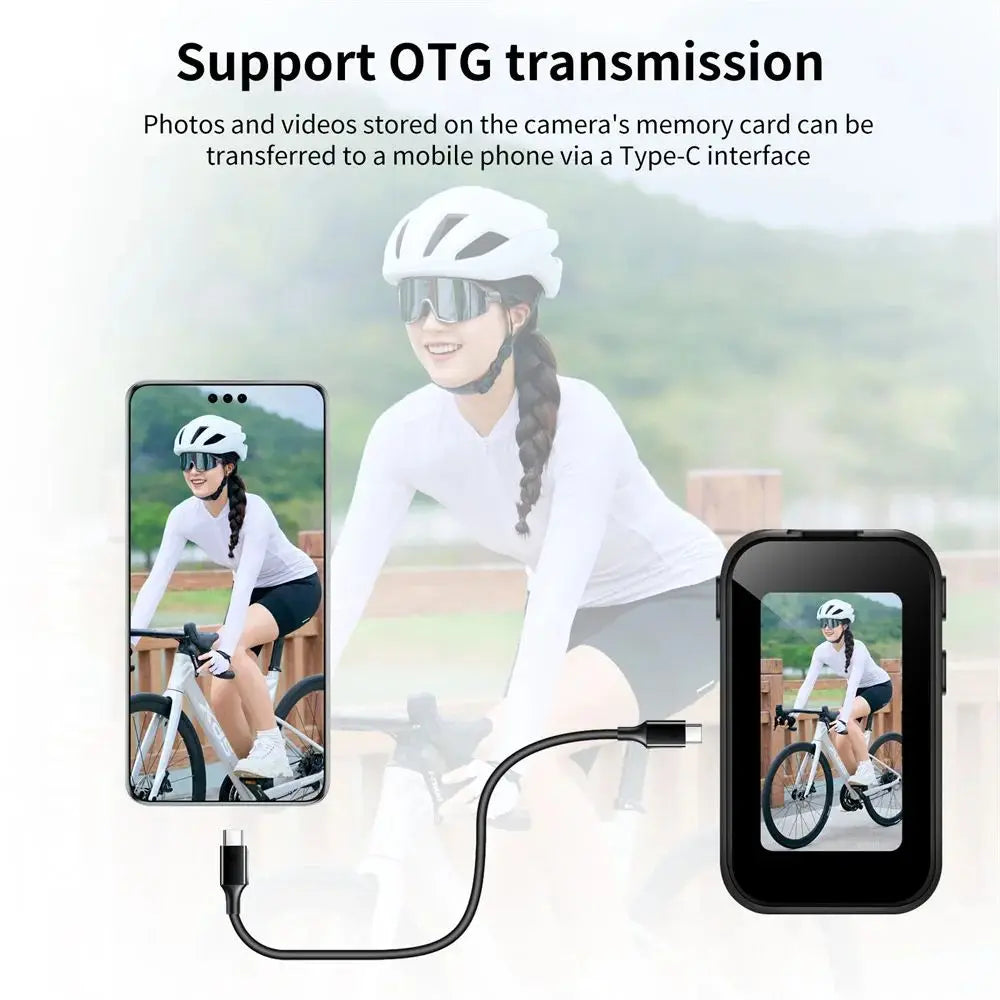 2K Thumb Action Camera Pocket Sport Cam With 147 Inch Screen 120 Degree Wide Angle Recorder Professional Photo Portable Kit Very