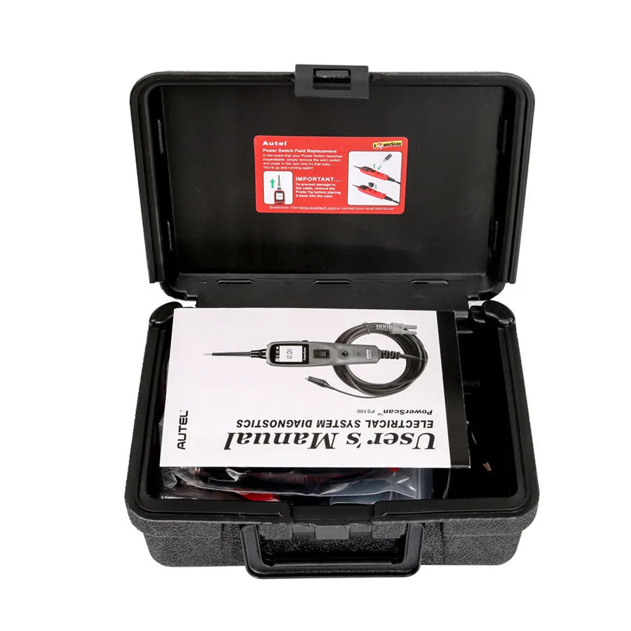 Autel PowerScan PS100 Kredsløbstester 12V/24V Elektrisk Diagnostisk Værktøj