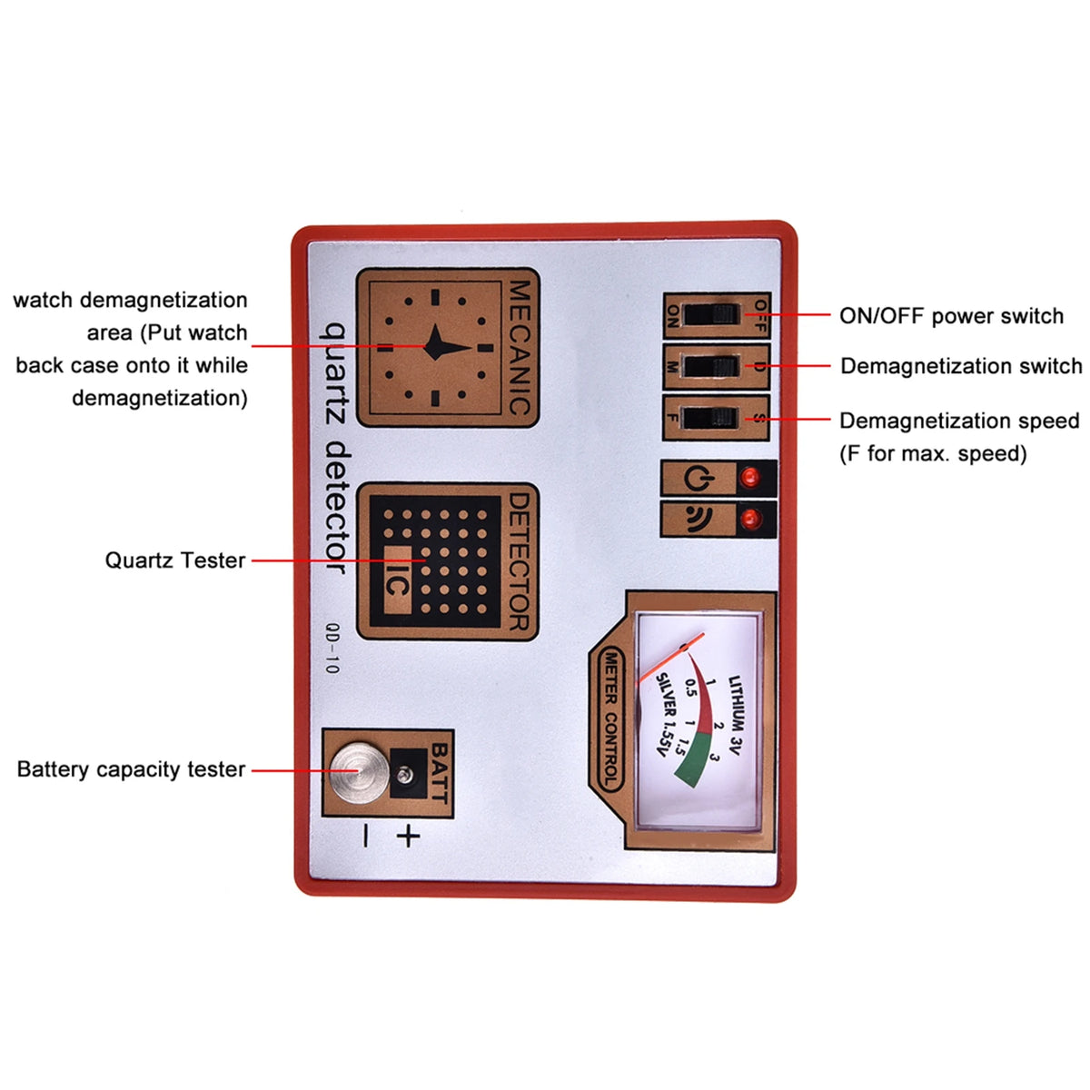 Watch Battery and Quartz Pulse Tester