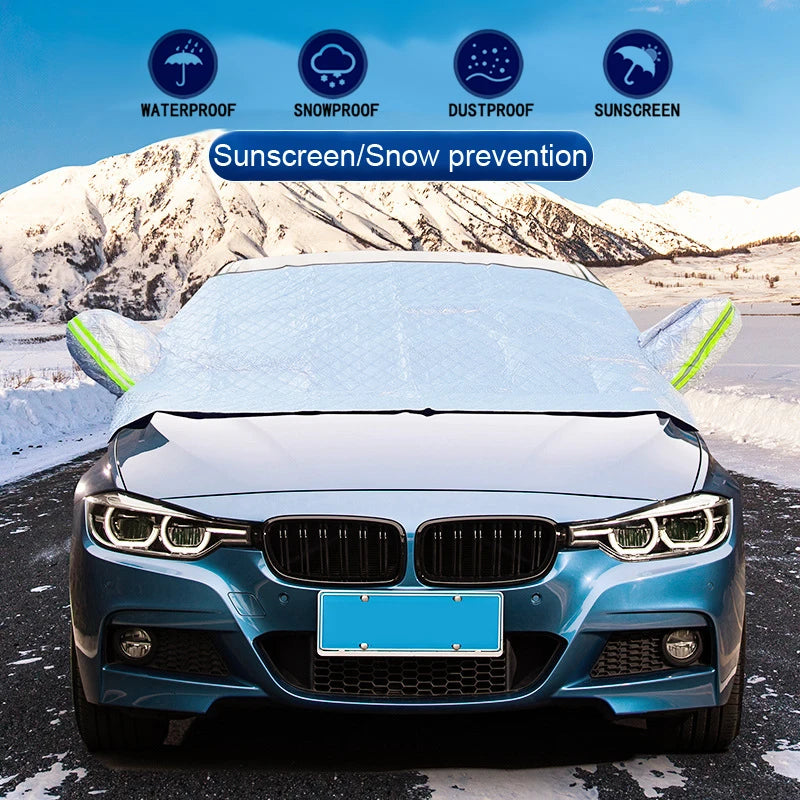 Car Windshield Cover in Aluminium Foil, Magnetic or Plain
