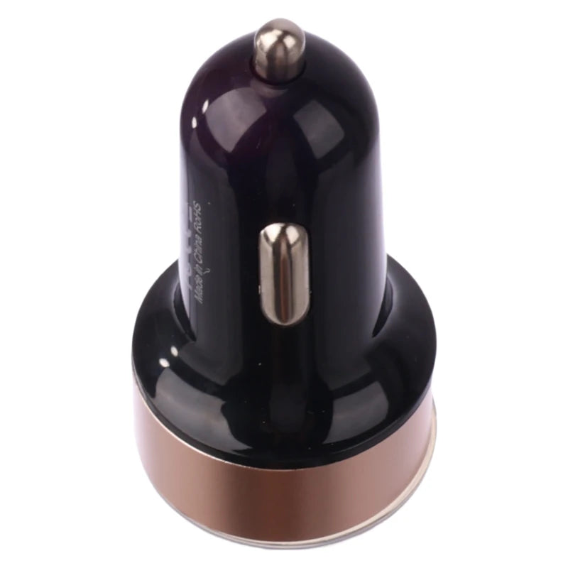 Car charger with fast charging 2 USB ports with digital display power supply and startup system charger for electrical equipment