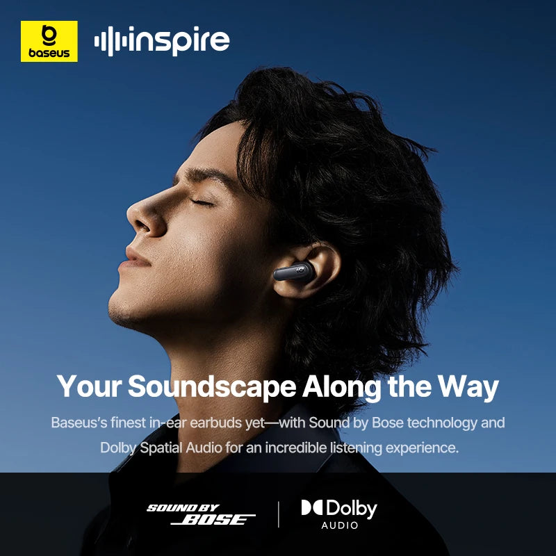 Draadloze oordopjes met adaptieve ANC, Dolby Audio en 45 uur batterijduur