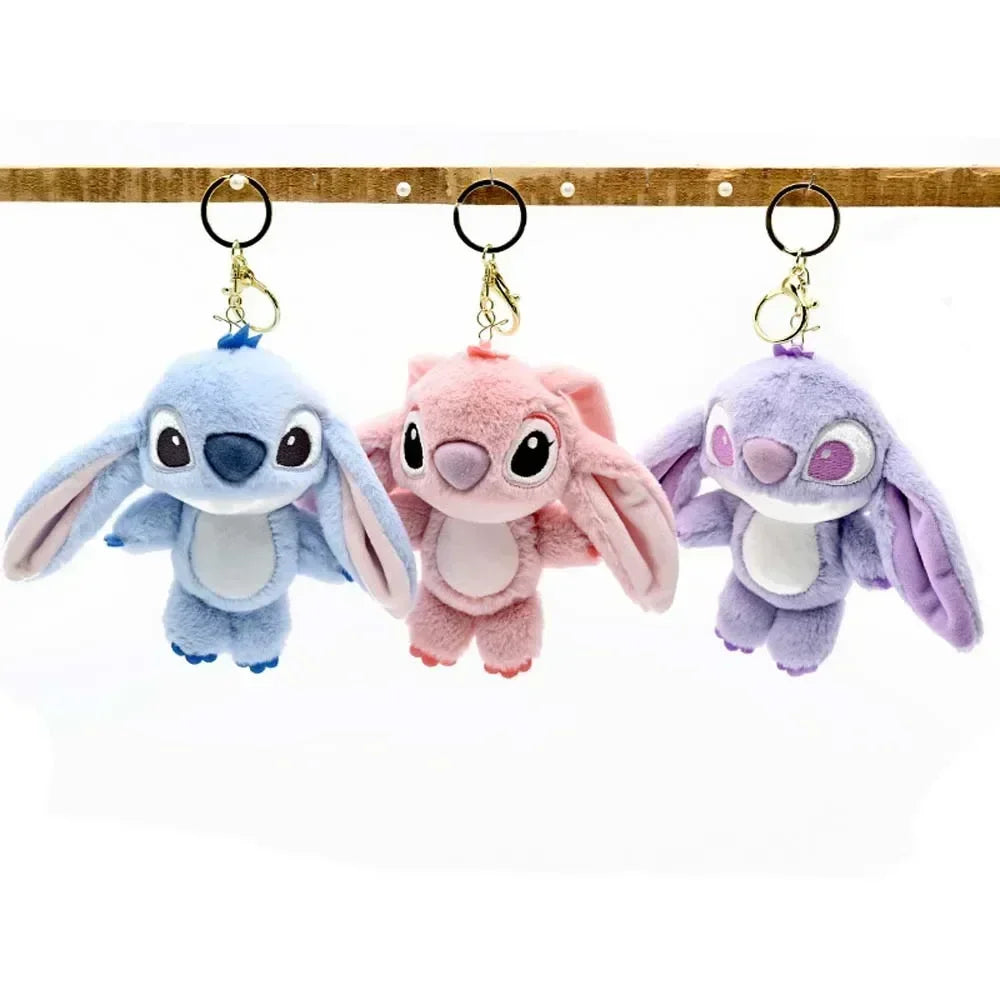 Stitch Plush Keychain – Cute Cartoon Bag Charm