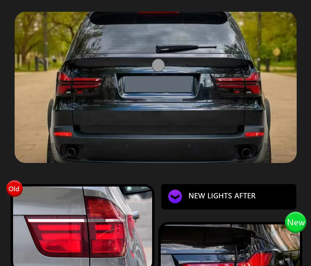 LED Tail Light Upgrade for BMW X5 E70 2007–2013 Dynamic Signal