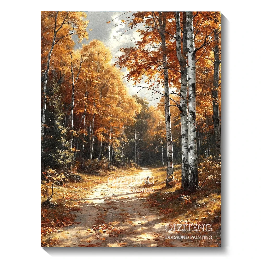 5D Forest Landscape Diamond Painting Kit