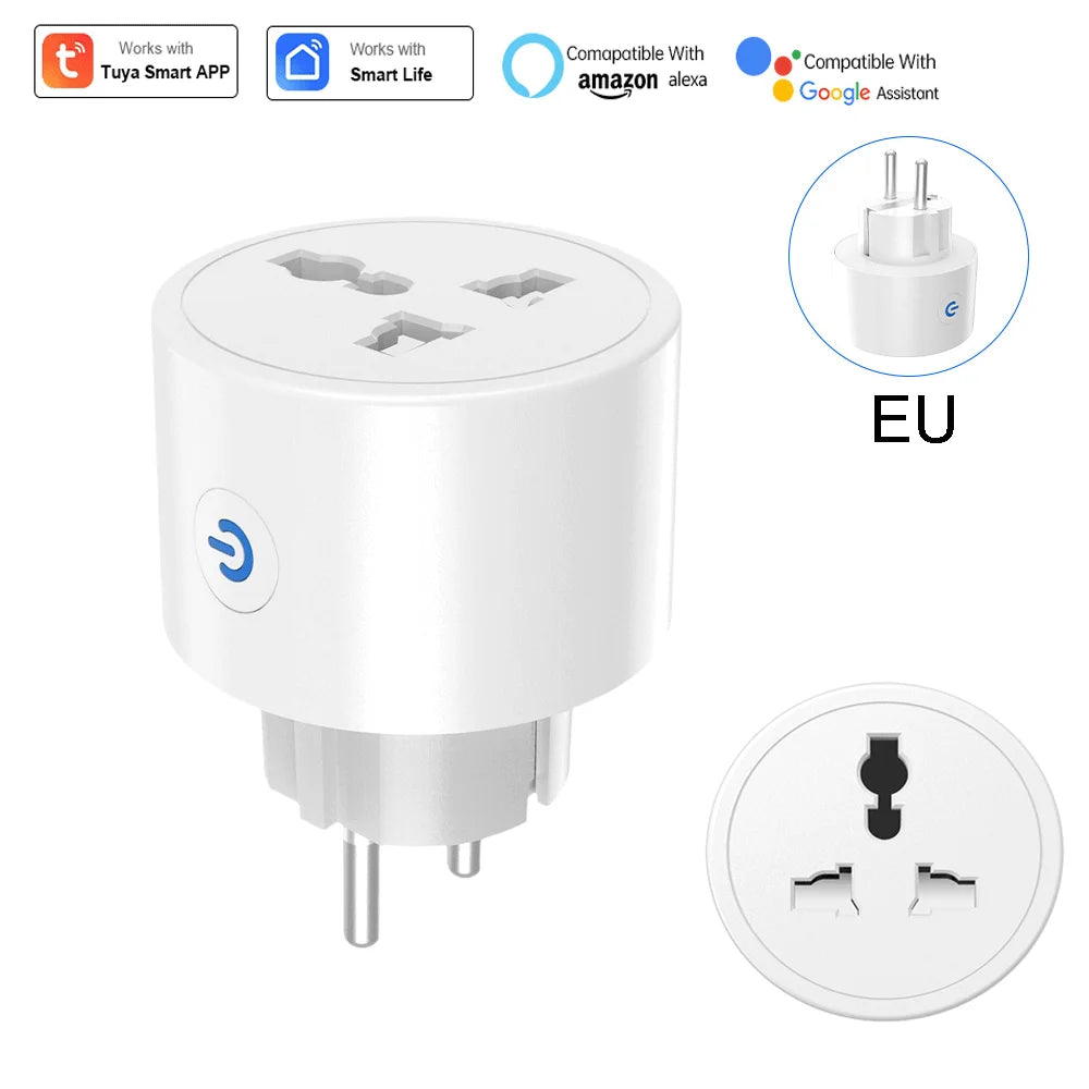 Tuya Wi-Fi Smart Plug Adapter - Regional Options