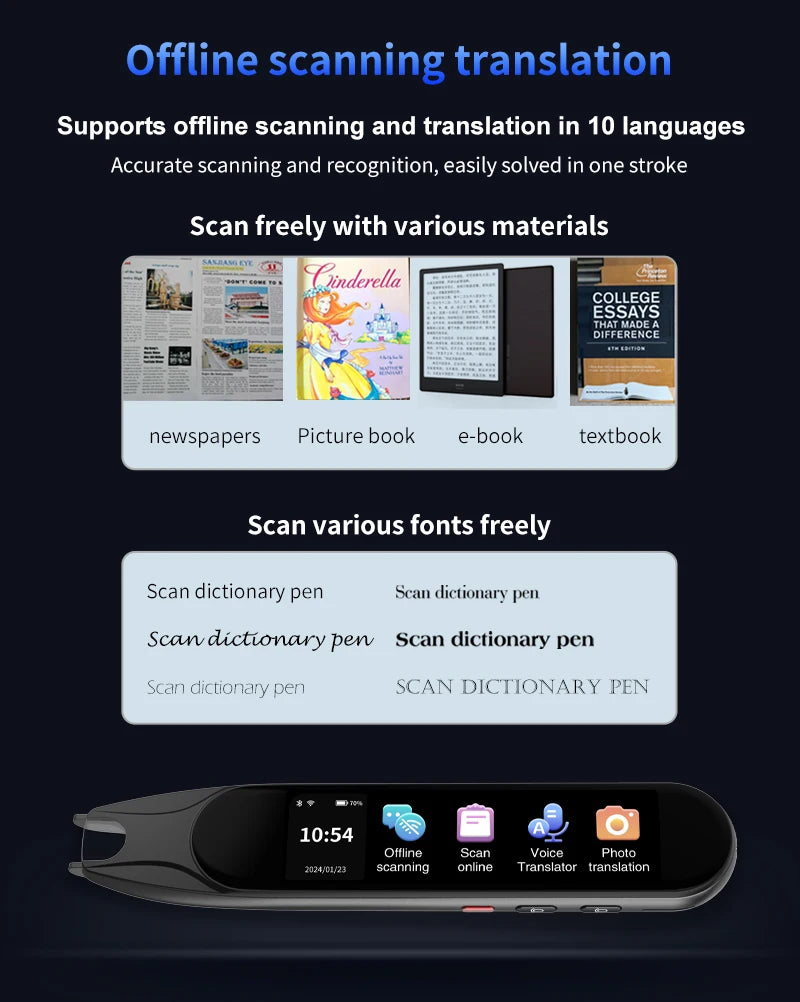 S60 Scanning and Voice Translation Pen