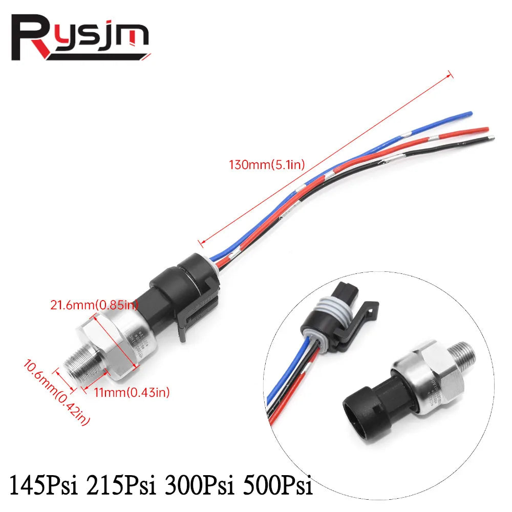 5 V Pressure Transducer - Range Options