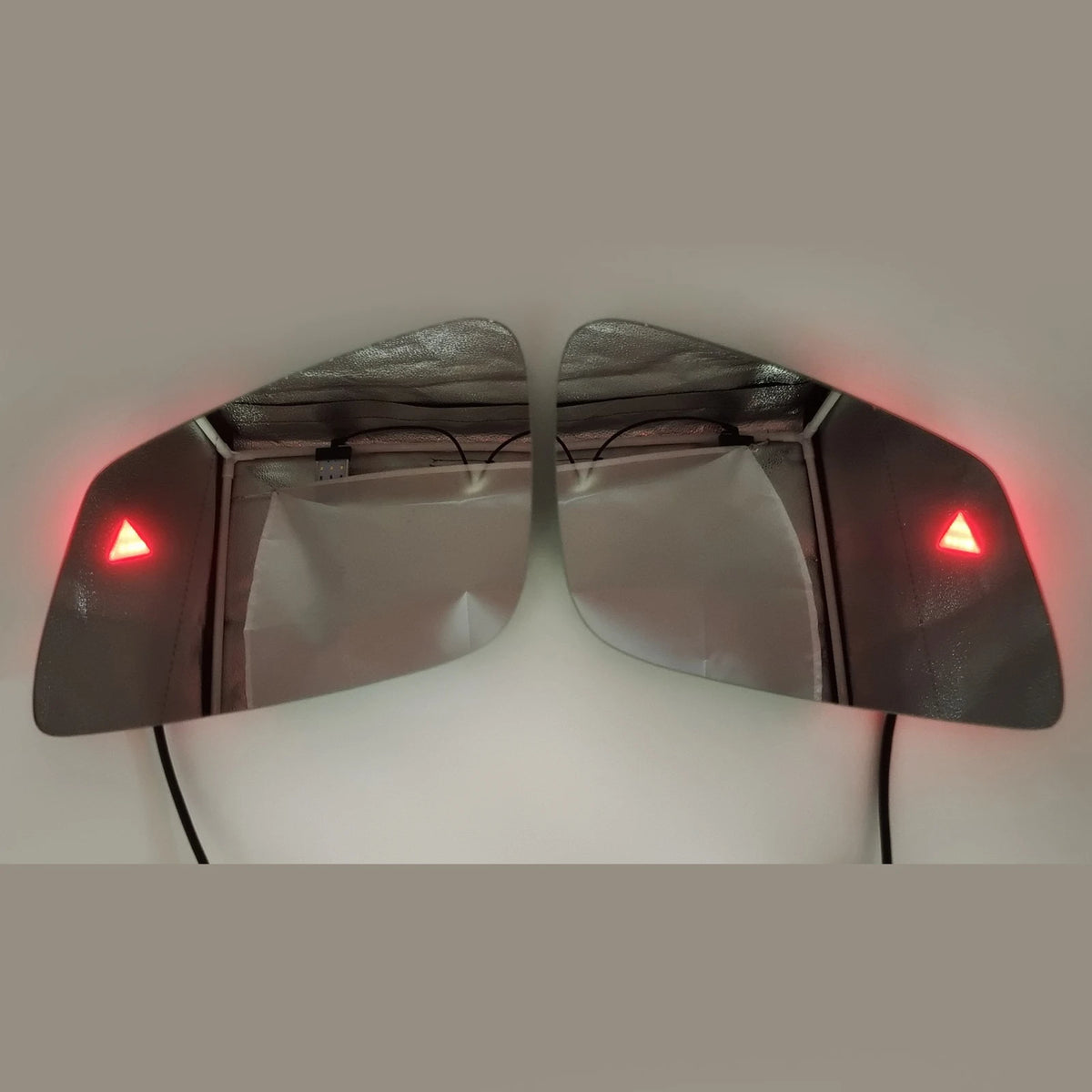 BSD Mirror LED Indicator Lights, 2 Pieces, Yellow or Red