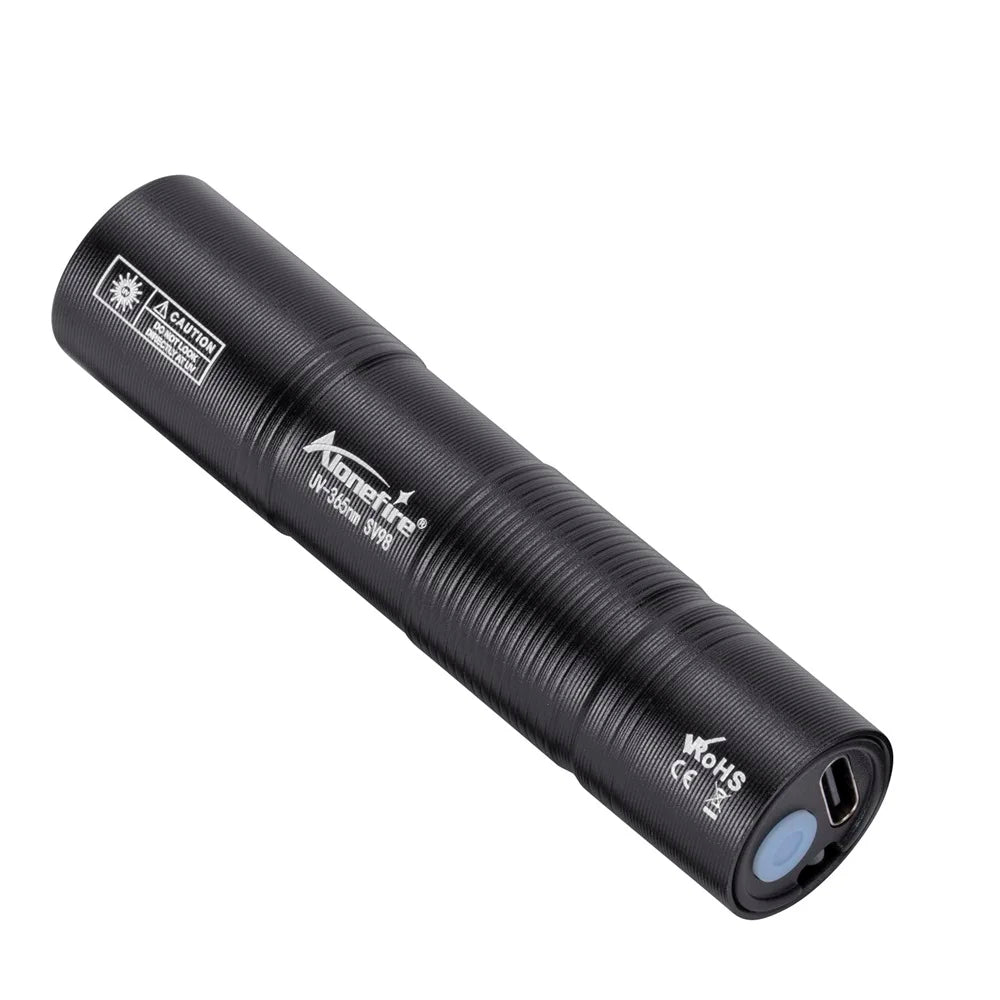 SV98 ladattava 365 nm UV-taskulamppu