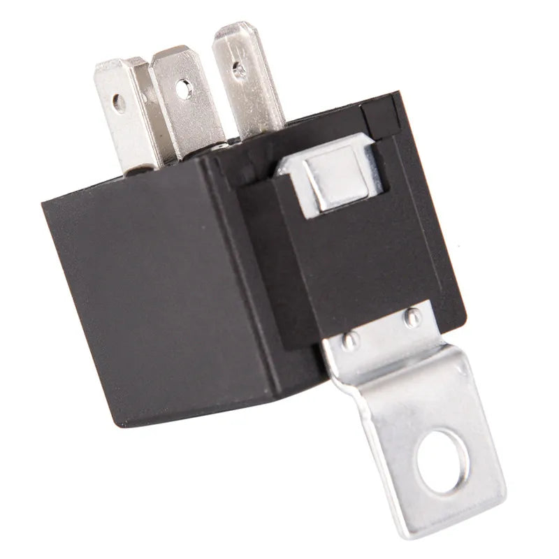 Waterproof Automotive Relay 12v 5pin 40a Car Relay With Black Red Copper Terminal Auto Relay With Relay Socket 1pc