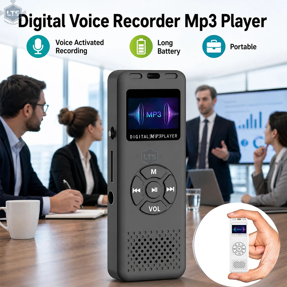 Portable Voice Recorder and MP3 Player