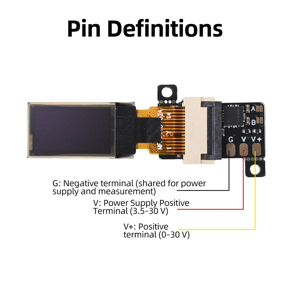 Mini OLED DC-Voltmeter-Modul