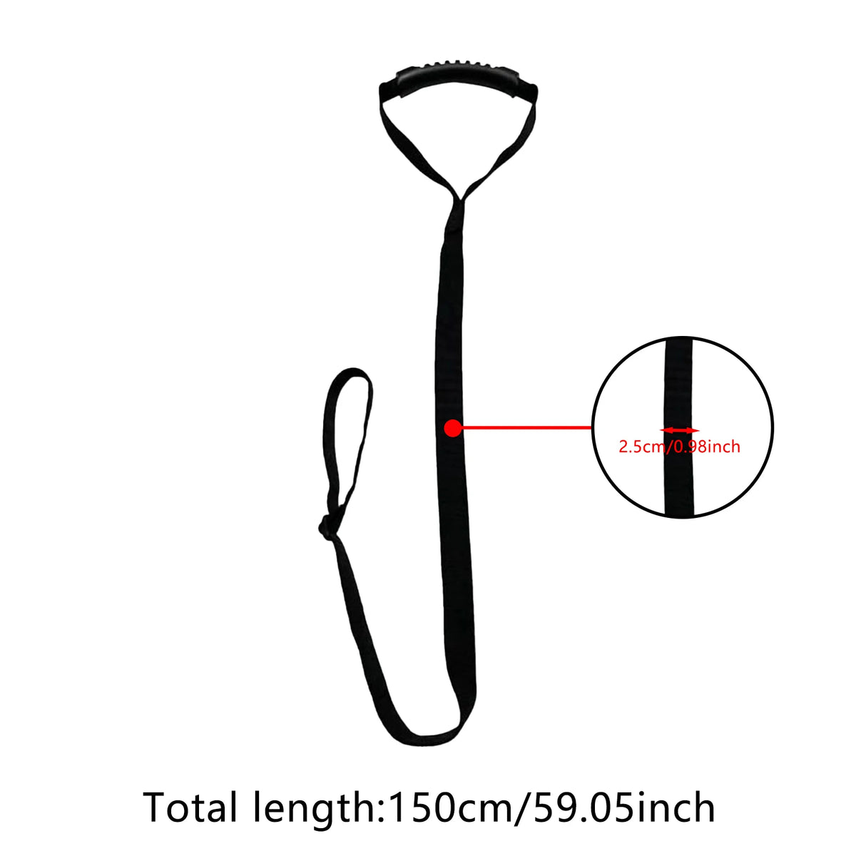 Adjustable Kayak Assist Strap with Handle, 150cm