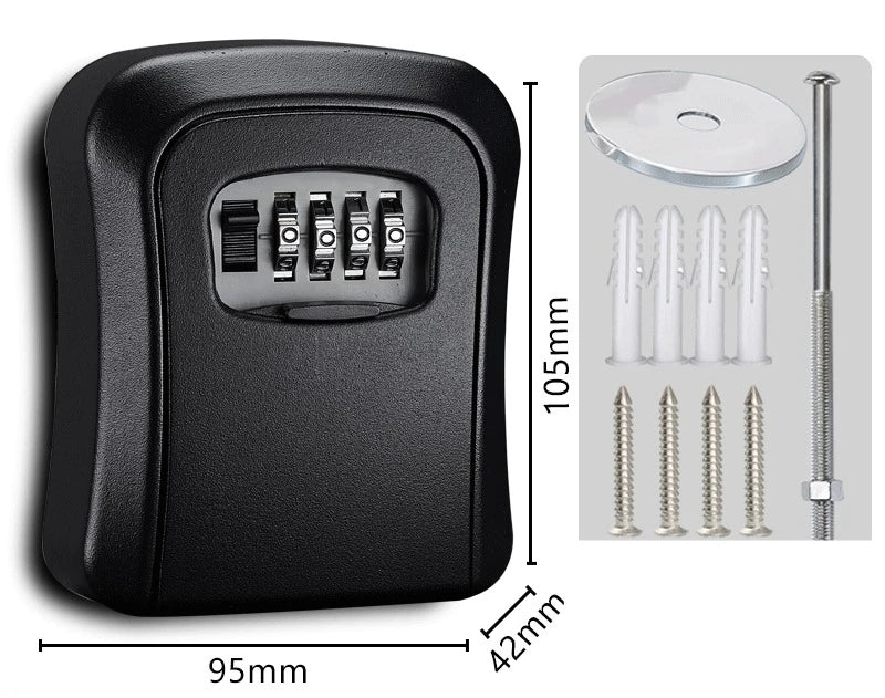 Wall-Mounted Combination Key Storage Box