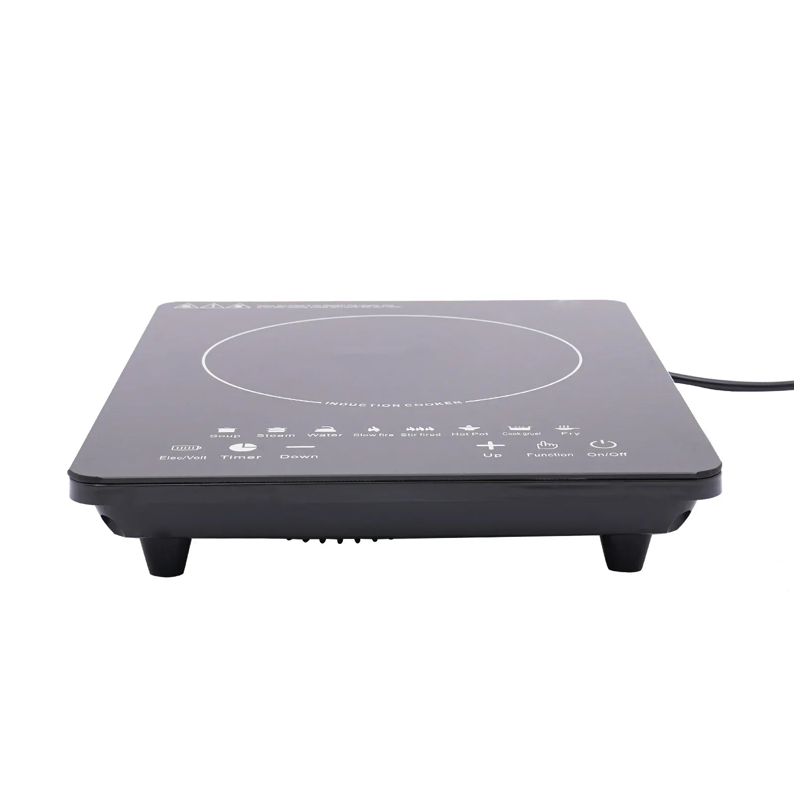8-Level Induction Cooktop with Timer, 750W Countertop Stove