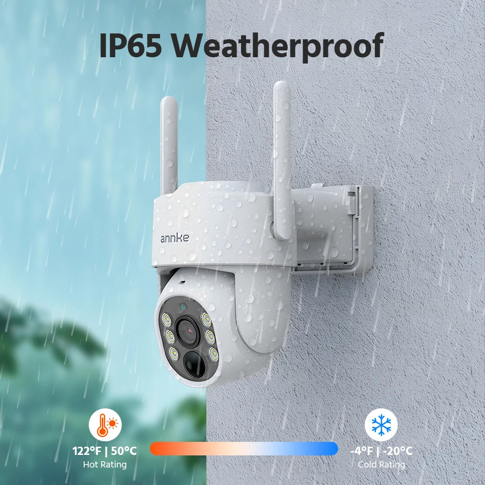 4MP Wireless Solar Security Camera System with 4CH NVR