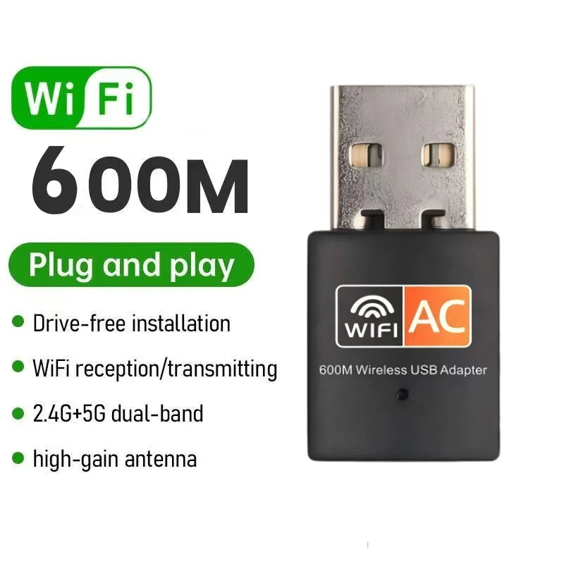 AC600 Dual-Band USB Wi-Fi Adapter