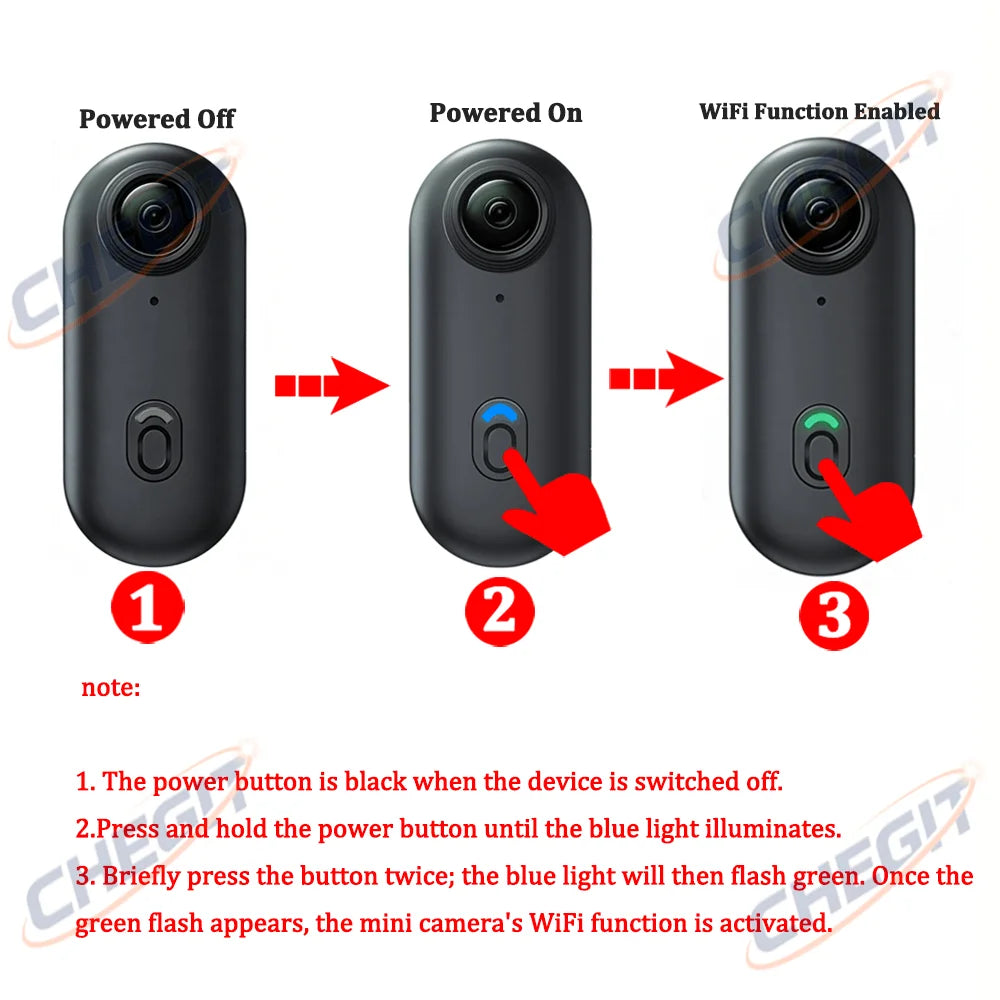 Mini 4K WiFi Action Camera Waterproof Body & POV Recorder