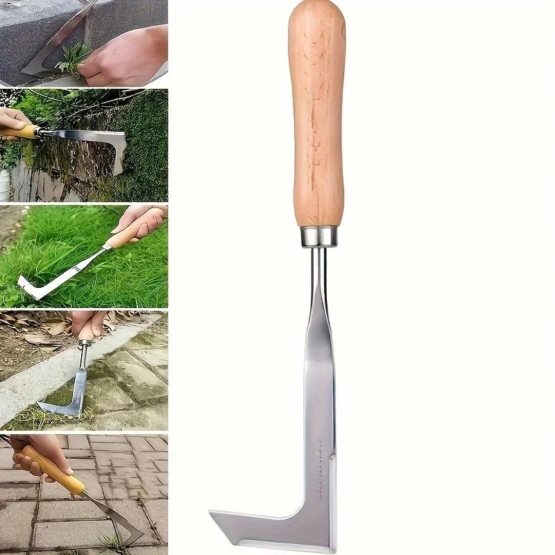 L-Shaped Garden Crevice Weeding Tool