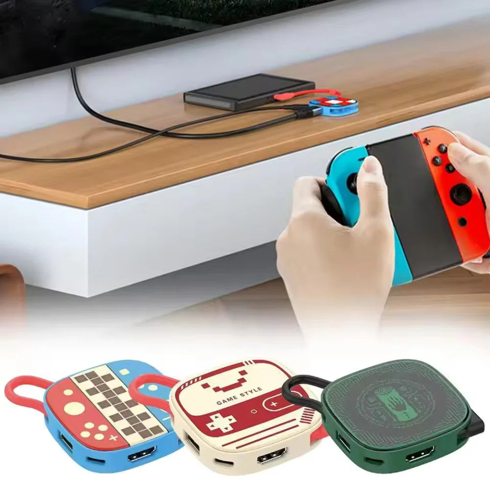Switch-2-HDMI-4K-Dock mit USB-3.0-Hub