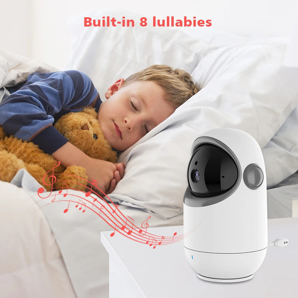 4.3 Inch Video Baby Monitor With Pan Tilt Camera 2.4G Wireless Two Way Audio Night Vision Security Camera Babysitter VB801 
