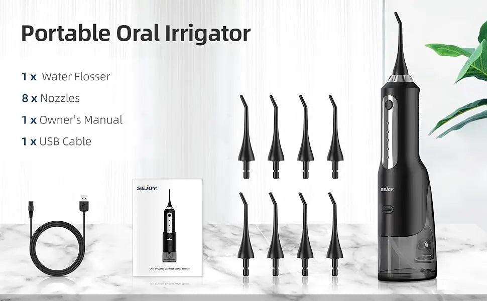 Cordless Electric Water Flosser for Powerful Everyday Oral Care