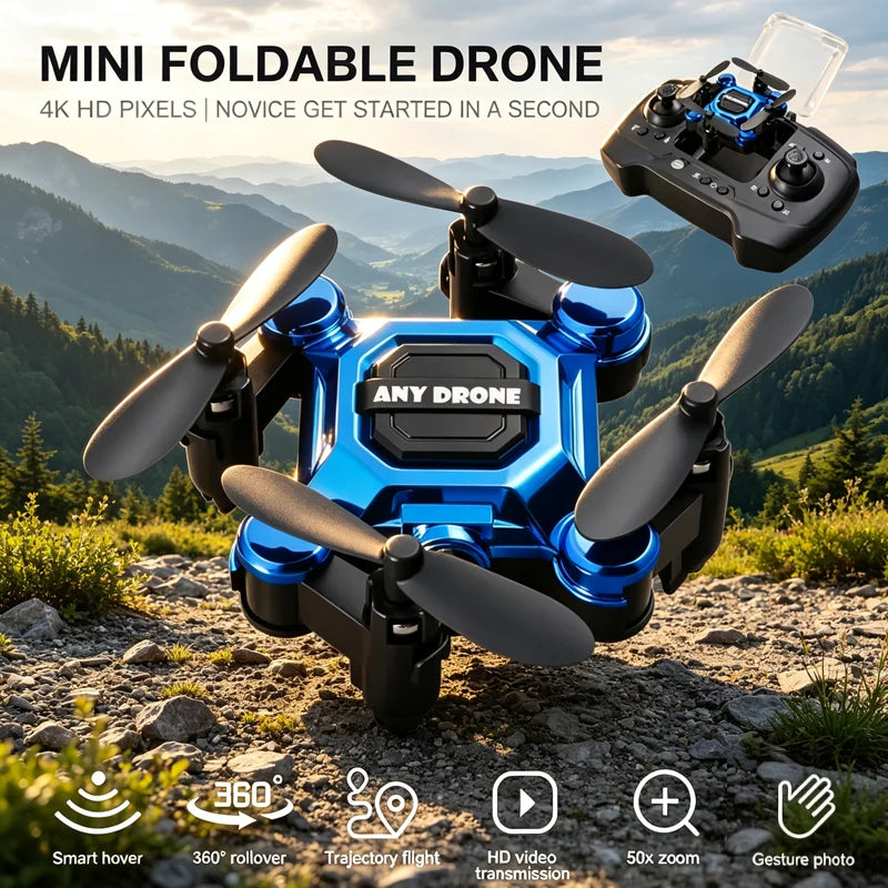 Mini Folding Quadcopter - Camera or No-Camera Options