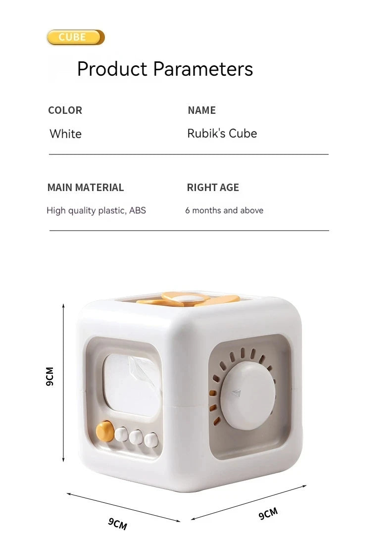 Montessori Magic Cube Šesťstranná aktivity krabica pre skoré učenie