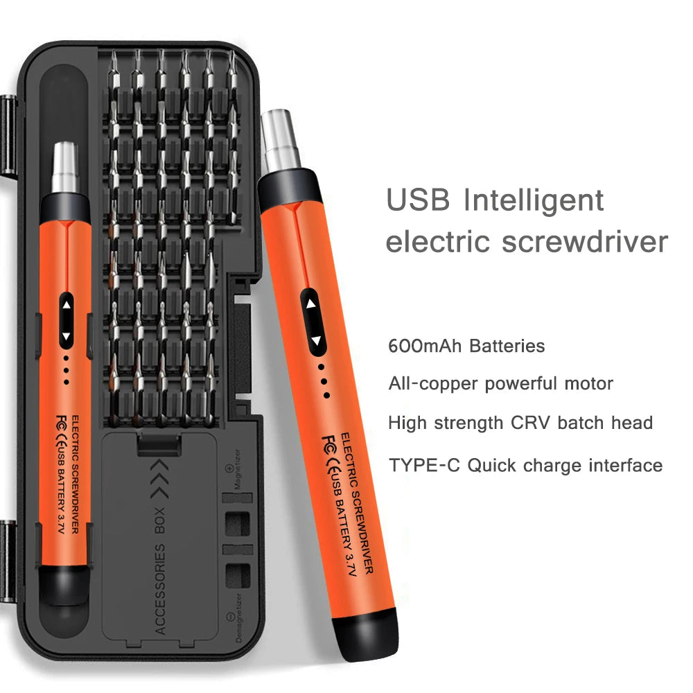 Rechargeable Precision Electric Screwdriver Set