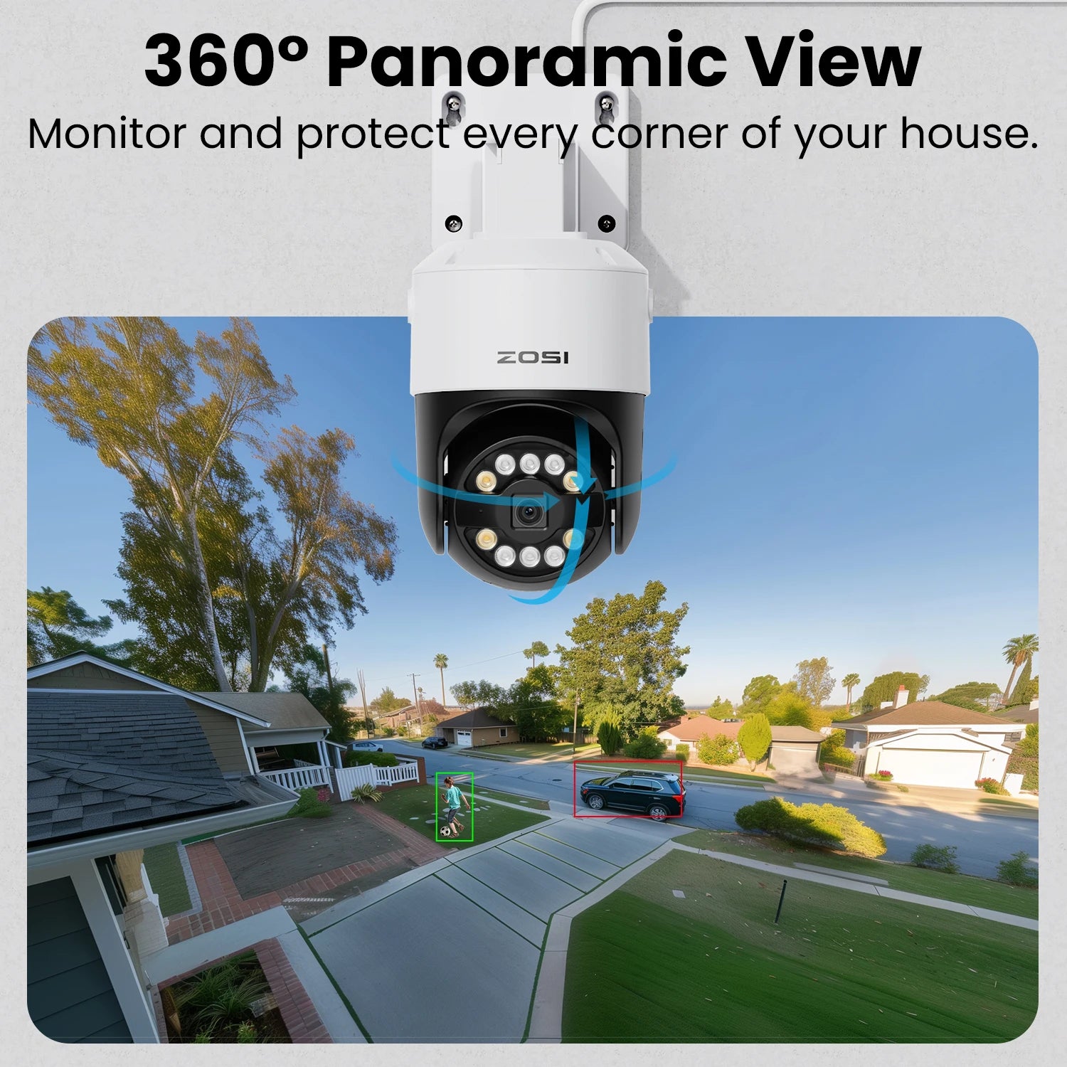 ZOSI 8MP PoE Security Camera System with AI Detection