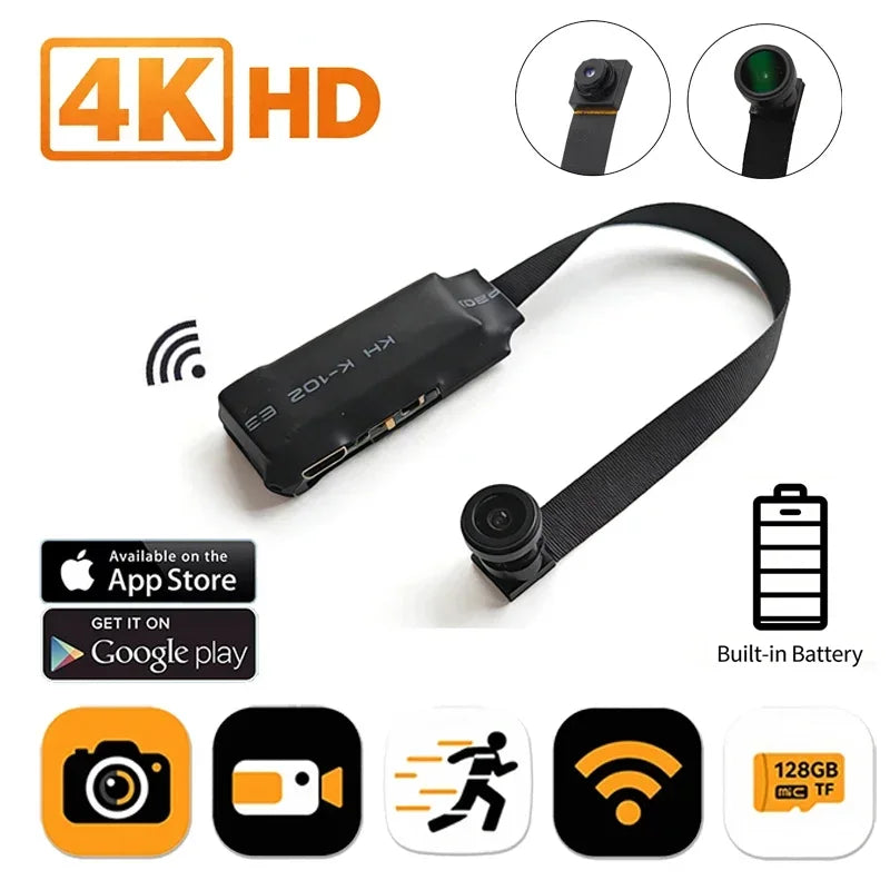 Mini WiFi biztonsági kamera 1080P mozgásérzékeléssel és távoli megtekintéssel