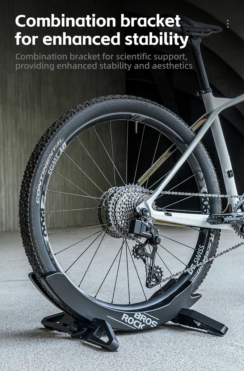 Adjustable Bike Stand for Road & Mountain Bikes – Home Parking Rack