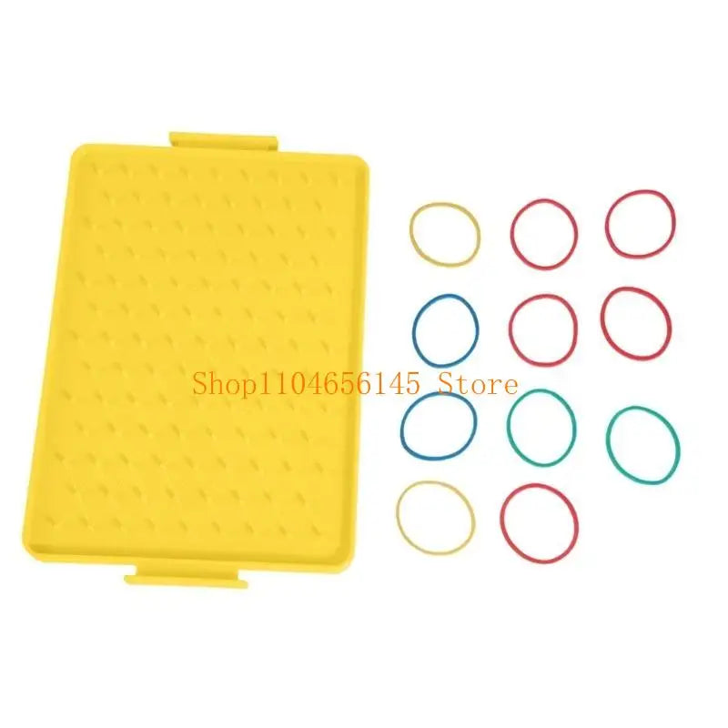 Pravouhlá geometria Pegboard pre matematické aktivity