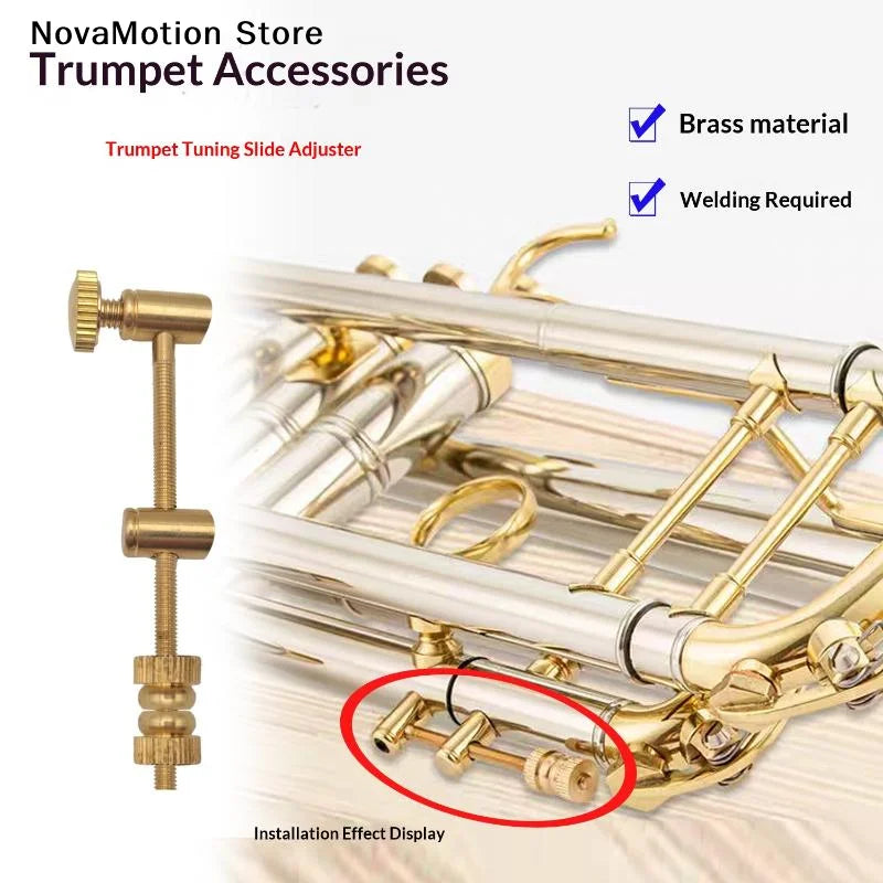 Převodová tyč pro ladění trombonu