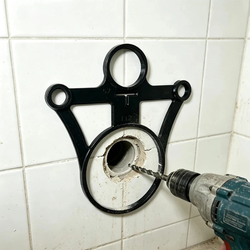Wall-Hung Toilet Pipe Positioning Template